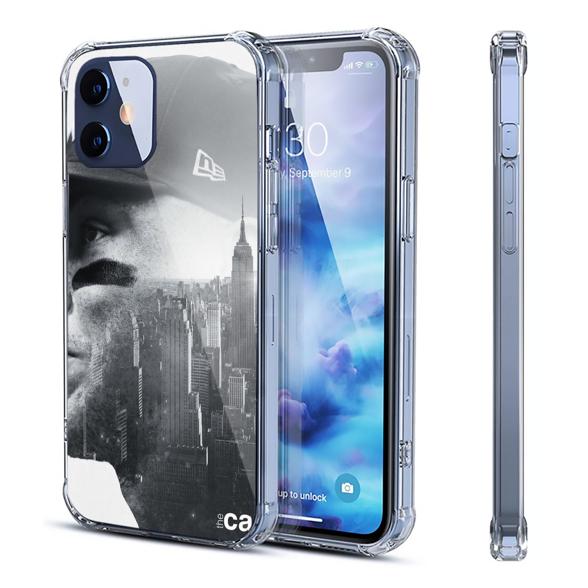 Aaron Judge Yankees Captain Clear IPhone 12 Case – Soft TPU With UV Print – Enhanced Drop Protection, Precise Fit, Anti-Fingerprint, Customizable Design, Scratch-Resistant, Yellow-Resistant